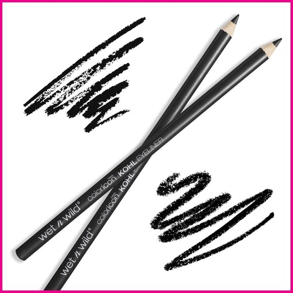 wet n wild Color Icon Kohl Eyeliner Pencil Smooth Creamy Long Finish Versatility - Picture 9 of 12